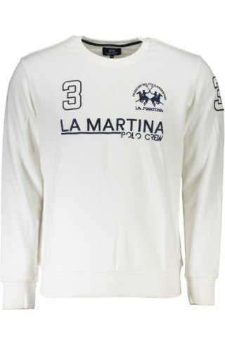 LA MARTINA BIAŁA BLUZA MĘSKA BEZ ZAMKA (Bianco)