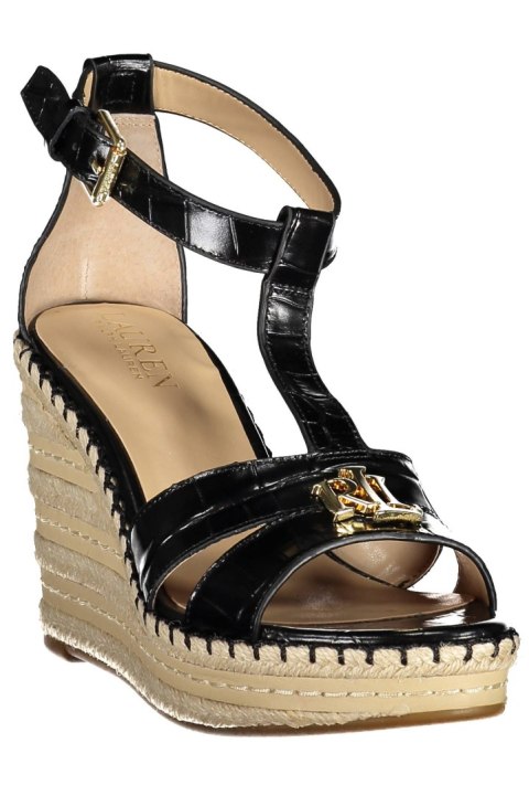 SANDAŁY RALPH LAUREN DAMSKIE CZARNE (Nero) SANDAŁY RALPH LAUREN DAMSKIE CZARNE (Nero)
