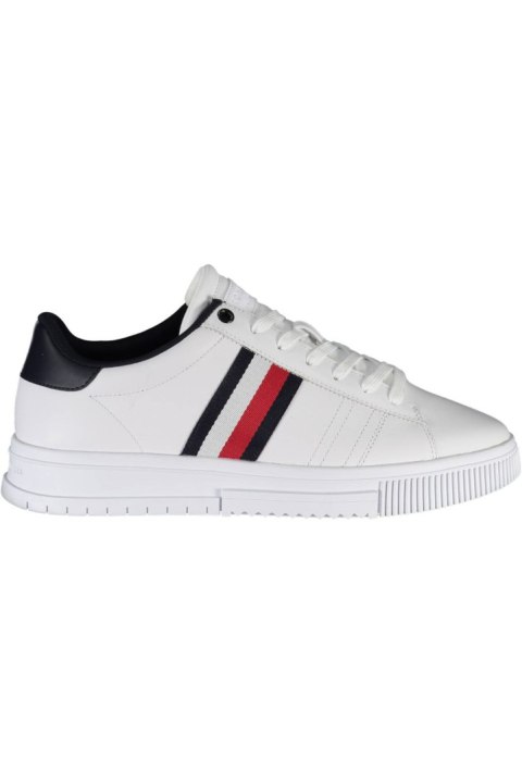 BIAŁE MĘSKIE BUTY SPORTOWE TOMMY HILFIGER (Bianco) BIAŁE MĘSKIE BUTY SPORTOWE TOMMY HILFIGER (Bianco)