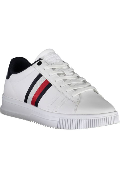 BIAŁE MĘSKIE BUTY SPORTOWE TOMMY HILFIGER (Bianco) BIAŁE MĘSKIE BUTY SPORTOWE TOMMY HILFIGER (Bianco)