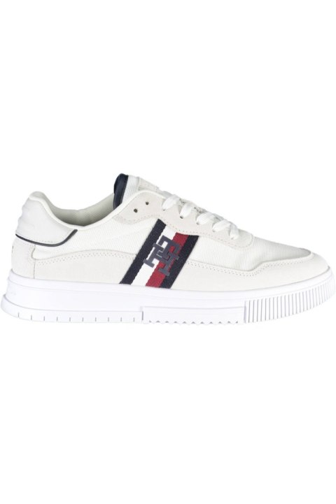 BIAŁE MĘSKIE BUTY SPORTOWE TOMMY HILFIGER (Bianco) BIAŁE MĘSKIE BUTY SPORTOWE TOMMY HILFIGER (Bianco)