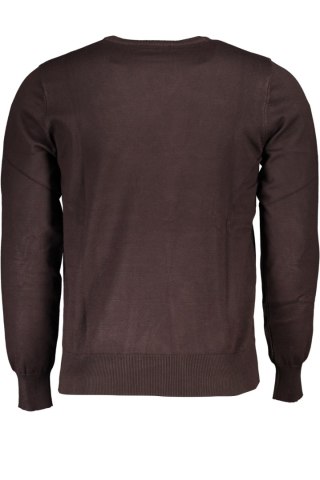 BRĄZOWY SWETER MĘSKI US GRAND POLO (Marrone)