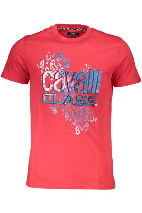 CAVALLI CLASS T-SHIRT Z KRÓTKIM RĘKAWEM MĘSKI CZERWONY (Rosso) CAVALLI CLASS T-SHIRT Z KRÓTKIM RĘKAWEM MĘSKI CZERWONY (Rosso)