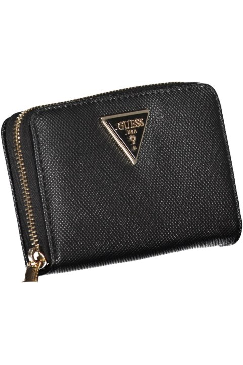 CZARNY PORTFEL DAMSKI GUESS JEANS (Nero) CZARNY PORTFEL DAMSKI GUESS JEANS (Nero)