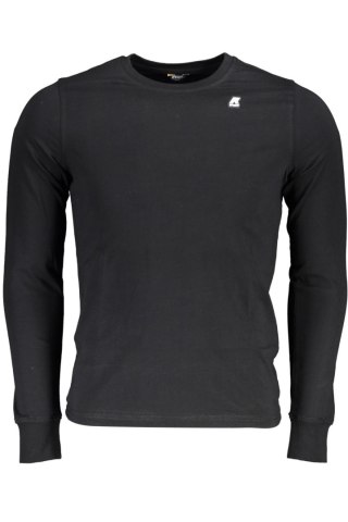 K-WAY T-SHIRT Z DŁUGIM RĘKAWEM MĘSKI CZARNY (Nero)