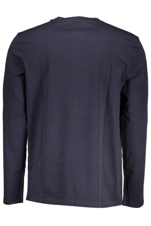 MĘSKI T-SHIRT Z DŁUGIM RĘKAWEM HUGO BOSS NIEBIESKI (Blu) MĘSKI T-SHIRT Z DŁUGIM RĘKAWEM HUGO BOSS NIEBIESKI (Blu)