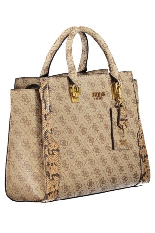 BEŻOWA TORBA DAMSKA GUESS JEANS (Beige)