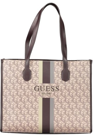 BEŻOWA TORBA DAMSKA GUESS JEANS (Beige)