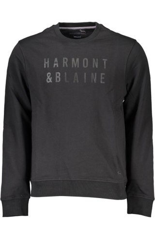 CZARNA BLUZA MĘSKA Z ZAMKIEM HARMONT & BLAINE (Nero)