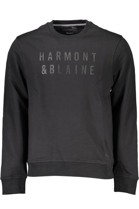 CZARNA BLUZA MĘSKA Z ZAMKIEM HARMONT & BLAINE (Nero)