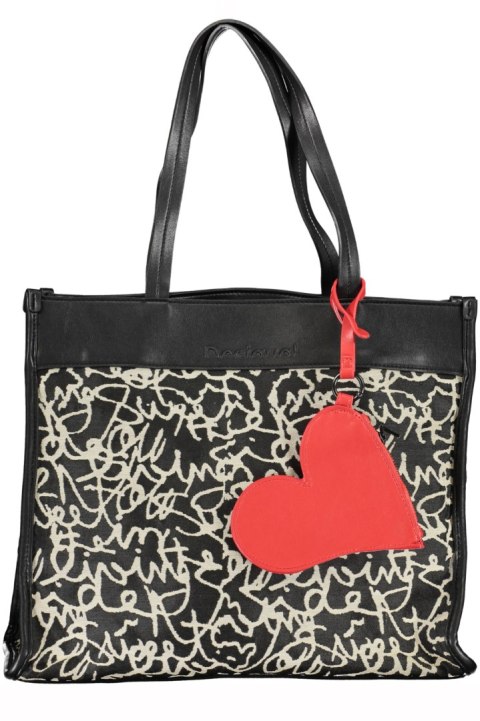 CZARNA TORBA DAMSKA DESIGUAL (Nero)