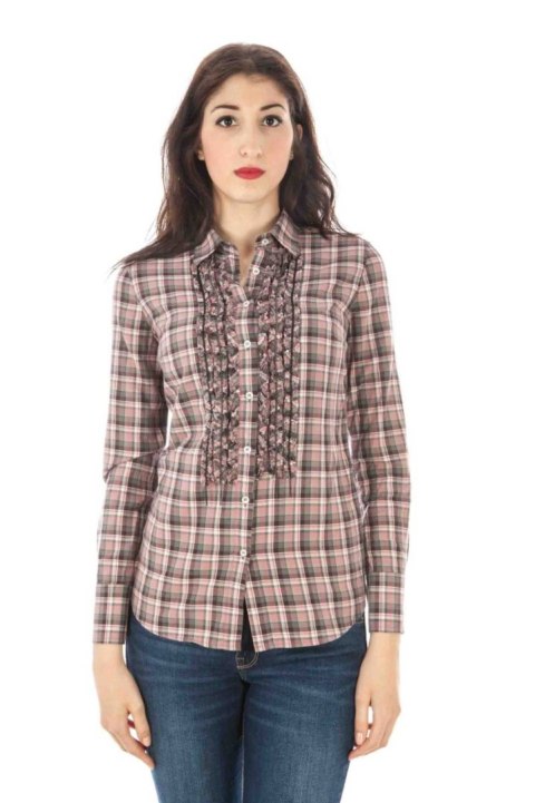 KOSZULA DAMSKA Z DŁUGIM RĘKAWEM FRED PERRY RÓŻOWA (Rosa) KOSZULA DAMSKA Z DŁUGIM RĘKAWEM FRED PERRY RÓŻOWA (Rosa)