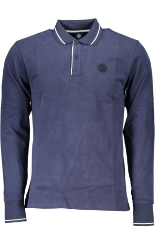 MĘSKA KOSZULKA POLO Z DŁUGIM RĘKAWEM NORTH SAILS NIEBIESKA (Blu)