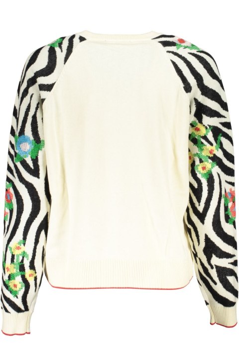 BIAŁY SWETER DESIGUAL DAMSKI (Bianco) BIAŁY SWETER DESIGUAL DAMSKI (Bianco)