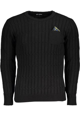 CZARNY SWETER MĘSKI US GRAND POLO (Nero)