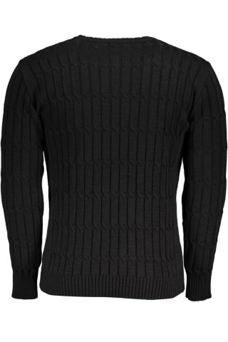 CZARNY SWETER MĘSKI US GRAND POLO (Nero)