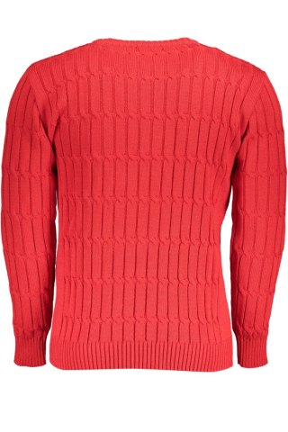 CZERWONY SWETER MĘSKI US GRAND POLO (Rosso)