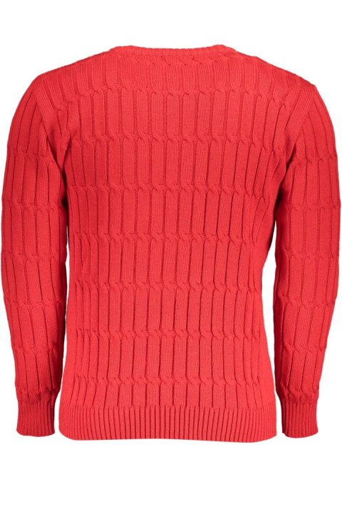 CZERWONY SWETER MĘSKI US GRAND POLO (Rosso) CZERWONY SWETER MĘSKI US GRAND POLO (Rosso)