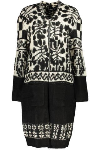 DESIGUAL CZARNY PŁASZCZ DAMSKI (Nero)