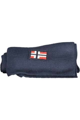 NIEBIESKI SZALIK MĘSKI NORWEGIA 1963 (Blu)