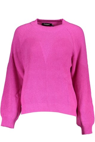 RÓŻOWY SWETER DESIGUAL DAMSKI (Rosa)