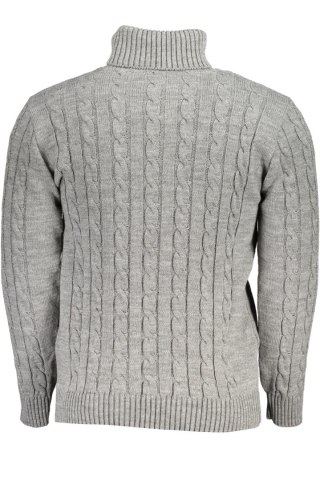 SZARY SWETER MĘSKI US GRAND POLO (Grigio)