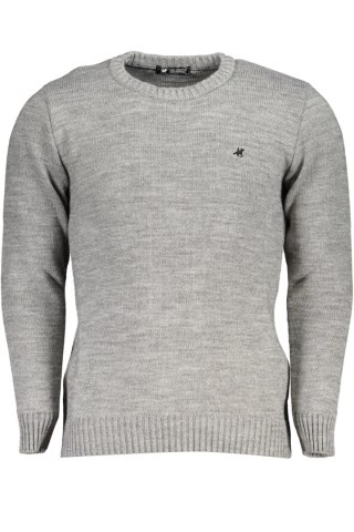 SZARY SWETER MĘSKI US GRAND POLO (Grigio)