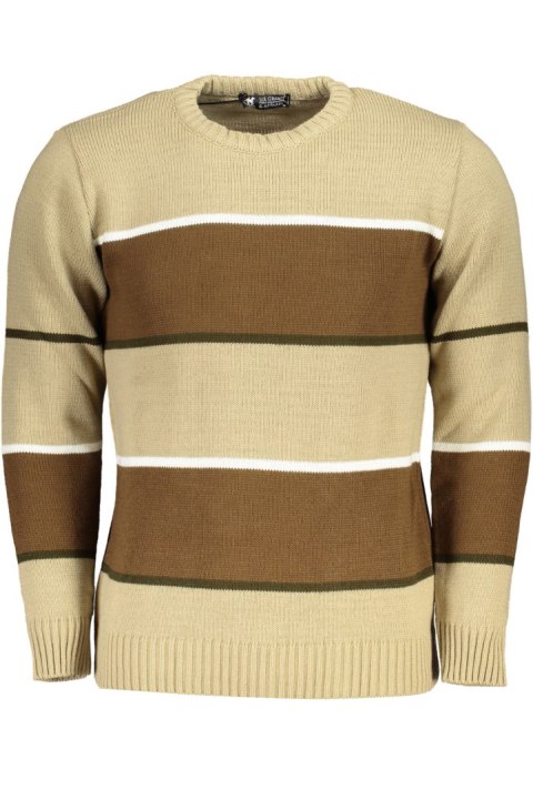 BEŻOWY SWETER MĘSKI US GRAND POLO (Beige) BEŻOWY SWETER MĘSKI US GRAND POLO (Beige)