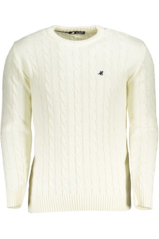 BIAŁY SWETER MĘSKI US GRAND POLO (Bianco)