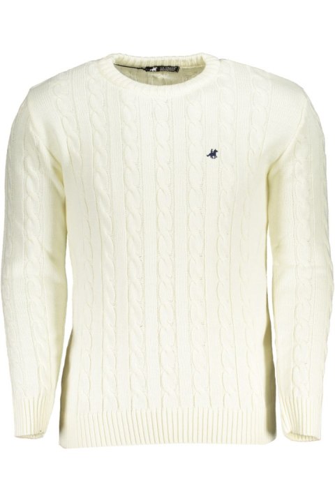 BIAŁY SWETER MĘSKI US GRAND POLO (Bianco) BIAŁY SWETER MĘSKI US GRAND POLO (Bianco)