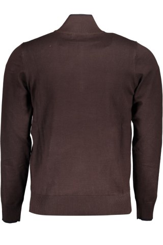 BRĄZOWY SWETER MĘSKI US GRAND POLO (Marrone)