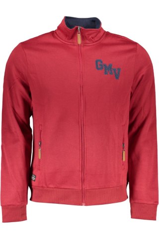 CZERWONA BLUZA MĘSKA GIAN MARCO VENTURI Z ZAMKIEM (Rosso)