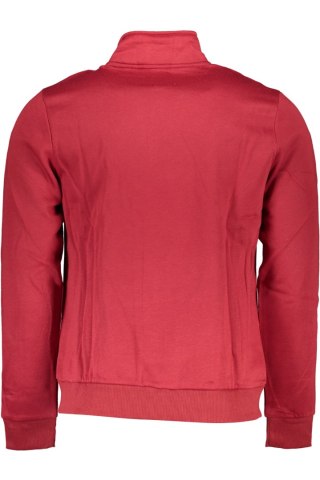 CZERWONA BLUZA MĘSKA GIAN MARCO VENTURI Z ZAMKIEM (Rosso)
