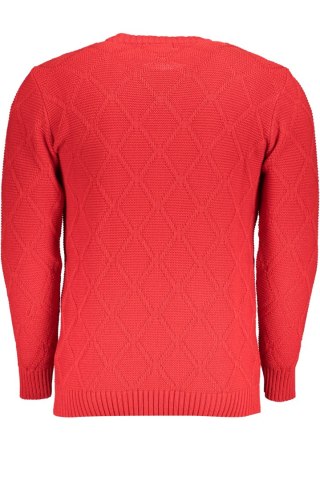 CZERWONY SWETER MĘSKI US GRAND POLO (Rosso)