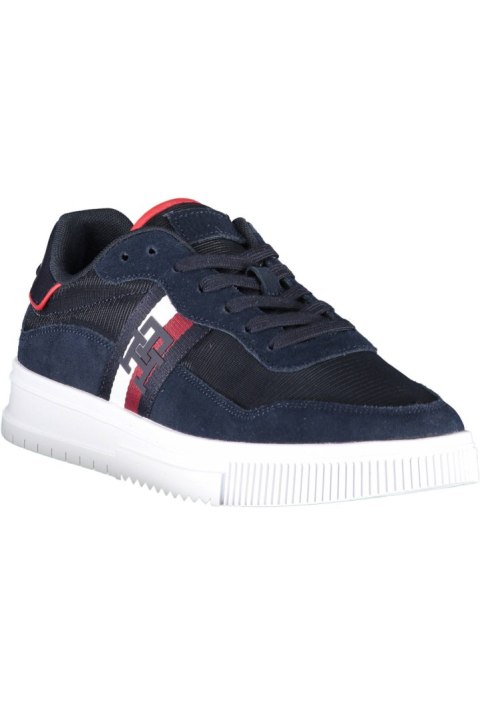 NIEBIESKIE MĘSKIE BUTY SPORTOWE TOMMY HILFIGER (Blu) NIEBIESKIE MĘSKIE BUTY SPORTOWE TOMMY HILFIGER (Blu)