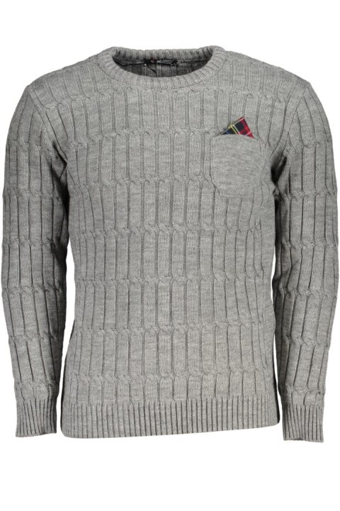 SZARY SWETER MĘSKI US GRAND POLO (Grigio) SZARY SWETER MĘSKI US GRAND POLO (Grigio)