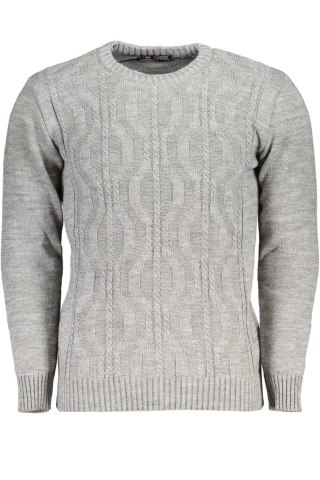 SZARY SWETER MĘSKI US GRAND POLO (Grigio)