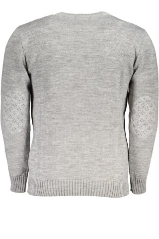 SZARY SWETER MĘSKI US GRAND POLO (Grigio)