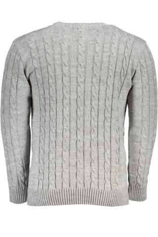 SZARY SWETER MĘSKI US GRAND POLO (Grigio)