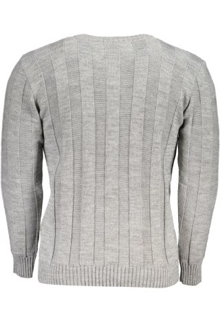 SZARY SWETER MĘSKI US GRAND POLO (Grigio)