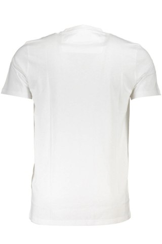 T-SHIRT MĘSKI Z KRÓTKIM RĘKAWEM KLASY CAVALLI BIAŁY (Bianco)