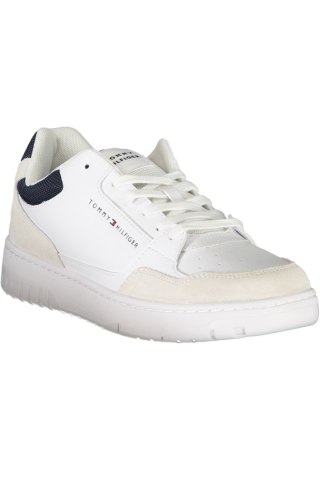 BIAŁY MĘSKIE BUTY SPORTOWE TOMMY HILFIGER (Bianco)