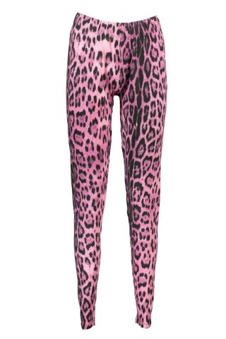 LEGGINSY DAMSKIE KLASY CAVALLI RÓŻOWE (Rosa)