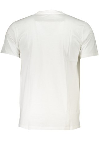 T-SHIRT MĘSKI Z KRÓTKIM RĘKAWEM KLASY CAVALLI BIAŁY (Bianco)