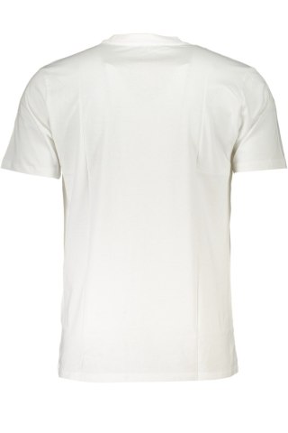 T-SHIRT MĘSKI Z KRÓTKIM RĘKAWEM KLASY CAVALLI BIAŁY (Bianco)