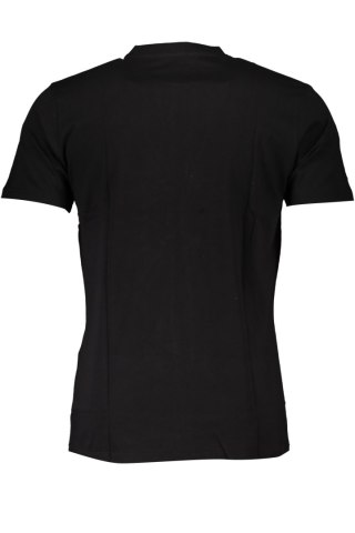T-SHIRT MĘSKI Z KRÓTKIM RĘKAWEM KLASY CAVALLI CZARNA (Nero)