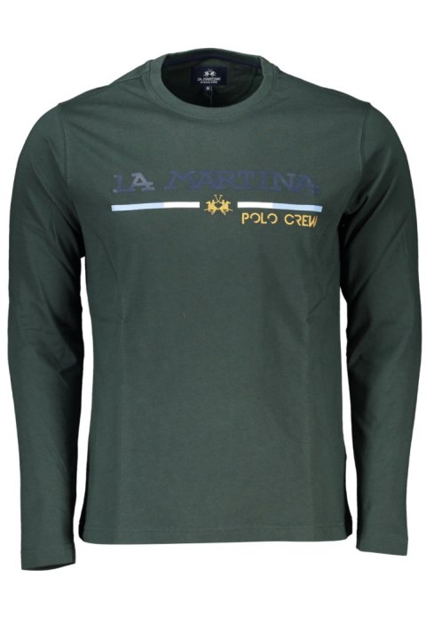 ZIELONY T-SHIRT MĘSKI Z DŁUGIM RĘKAWEM LA MARTINA (Verde) ZIELONY T-SHIRT MĘSKI Z DŁUGIM RĘKAWEM LA MARTINA (Verde)