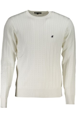 BIAŁY SWETER MĘSKI US GRAND POLO (Bianco)