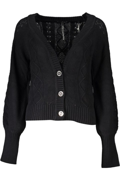 DAMSKI KARDIGAN GUESS JEANS CZARNY (Nero) DAMSKI KARDIGAN GUESS JEANS CZARNY (Nero)