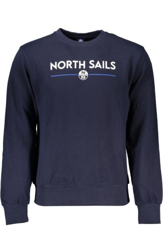 NIEBIESKA BLUZA MĘSKA BEZ ZAMKA NORTH SAILS (Blu)
